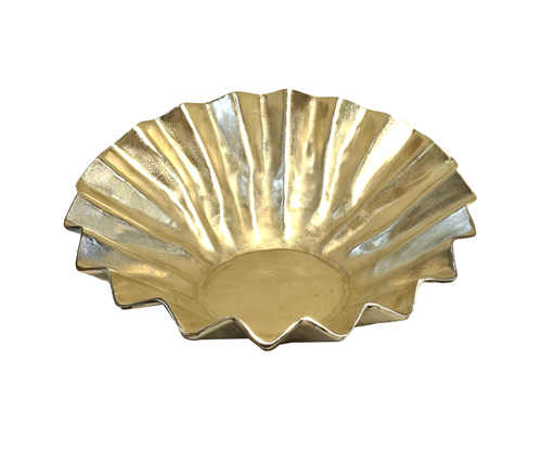 میوه خوری آلومینیوم طرح خورشید 45 سانت نقره ای 