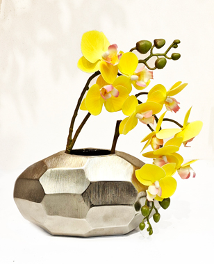 گلدان آلومینیوم مشبک کوچک 20 سانتی