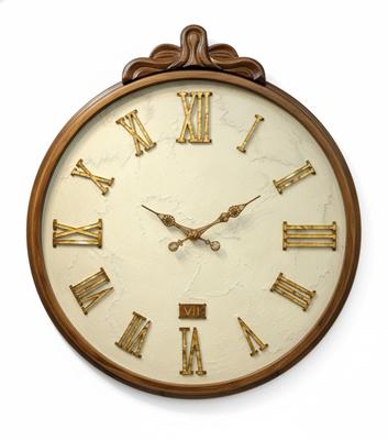 ساعت-دیواری-دکوراتیو--بزرگ-105-سانتی-مدل-Classic-Wood-Roman-1