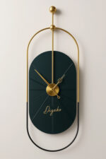 ساعت-دیواری-دکوراتیو-مدل-Golden-Arc-Frame-مشکی