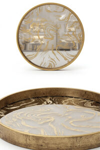 سینی-دکوراتیو-گرد-آینه‌ای-شفاف-با-طرح-پتینه-طلایی-200