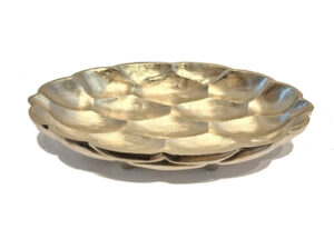 ظرف-پذیرایی-آلومینیوم-بیضی-مدل-کندو-33-سانت