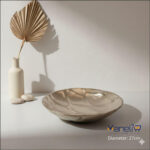 میوه-خوری-آلومینیوم-گرد-سیلور-مدل-کندو-28-سانت-2