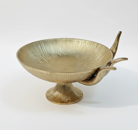 میوه خوری برنجی طلایی طرح ترلان 