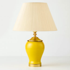 آباژور-رومیزی-زرد