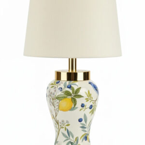 آباژور-رومیزی-لیمویی-و-پرنده-آبی