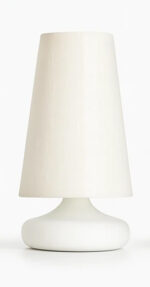 آباژور-رومیزی-مدرن-پایه‌-گرد-کلاسیک-سفید