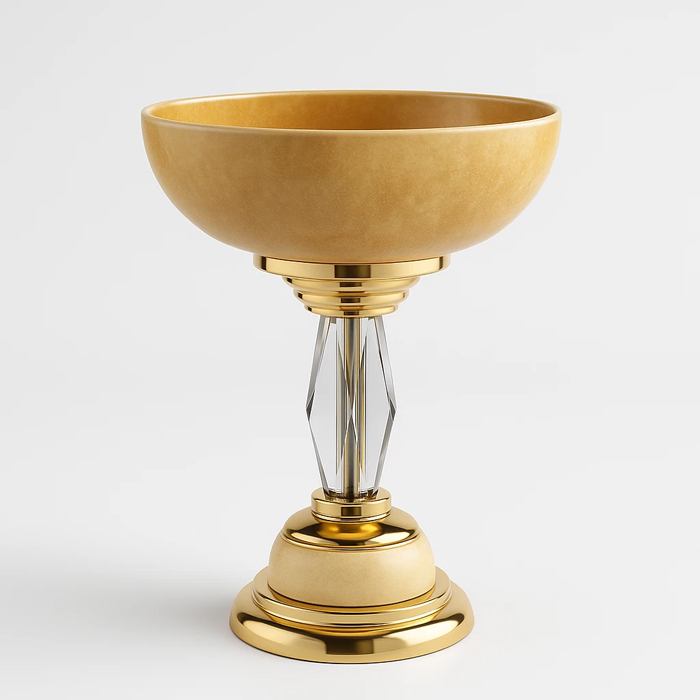 آجیل-خوری-طلایی-با-پایه-کریستالی آجیل-خوری-طلایی-با-پایه-کریستالی