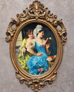 تابلو-نقاشی-کلاسیک-با-فریم-مجلل-بیضی-طلایی-آنتیک-(1)