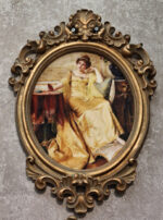 تابلو-نقاشی-کلاسیک-با-فریم-مجلل-بیضی-طلایی-آنتیک-(3)