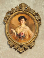 تابلو-نقاشی-کلاسیک-با-فریم-مجلل-بیضی-طلایی-آنتیک-(5)