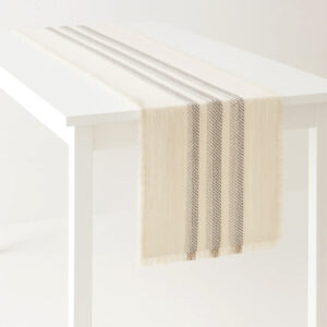 رانر-145-سانتی-راه-راه-کرم-شیری