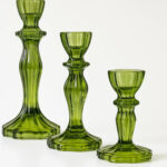 ست-سه‌تایی-شمعدان-شیشه‌ای-سبز