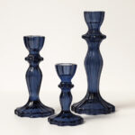 ست-سه‌تایی-شمعدان-شیشه‌ای-سرمه-ای