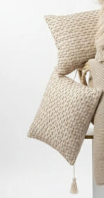 کوسن-بافت-موجی-بژ