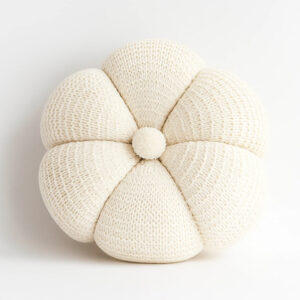 کوسن-کدویی-۲۵-سانتی-سفید