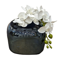 گلدان-مربعی-شیشه‌ای-با-رنگ-مشکی-دودی_-200