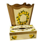 ست-جعبه-دستمال-و-سطل-چوبی-طرح-لیمو