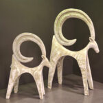 ست-مجسمه-دکوری-قوچ-طلایی