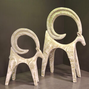 ست-مجسمه-دکوری-قوچ-طلایی