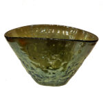 ظرف-پذیرایی-شیشه‌ای-سبز-گود-طرح-ارگانیک-25-سانتی