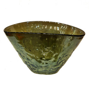 ظرف-پذیرایی-شیشه‌ای-سبز-گود-طرح-ارگانیک-25-سانتی