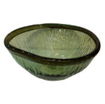 میوه-خوری-شیشه‌ای-سبز-طرح-ارگانیک--28-سانتی