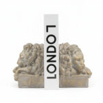 مجسمه-هولدر-کتاب-دکوری-طرح-شیر-