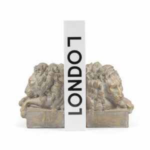 مجسمه-هولدر-کتاب-دکوری-طرح-شیر-