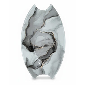 سرویس-غذاخوری-دیس-کج‌کولی-طرح-سنگ-طوسی-دِم‌دستی-هنری-تکی