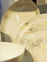 سرویس-غذاخوری-۶-نفره-آرکوپال-لومینارک-۲۶-پارچه-طرح-سنگ-مرمر-آنتی‌شوک-کد-254-2