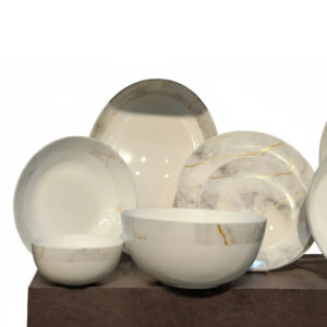 سرویس-غذاخوری-۶-نفره-آرکوپال-لومینارک-۲۶-پارچه-طرح-سنگ-مرمر-آنتی‌شوک-کد-254
