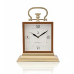 ساعت-رومیزی-کلاسیک-جیبی-قاب-چوبی-مربع-کوچک