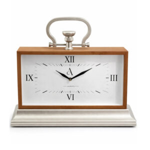 ساعت-رومیزی-کلاسیک-جیبی-قاب-چوبی-مستطیل-افقی