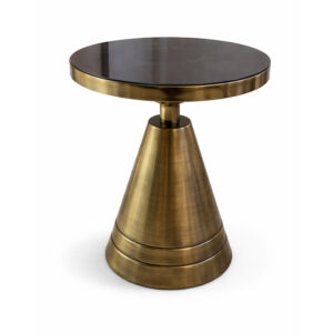 میز-کنار-سالنی-مسی-گرد-پایه-مخلوطی