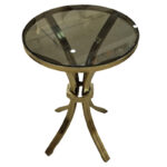 میز-کنار-سالنی-گرد-شیشه‌ای-طلایی-قطر-45