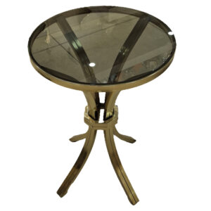 میز-کنار-سالنی-گرد-شیشه‌ای-طلایی-قطر-45