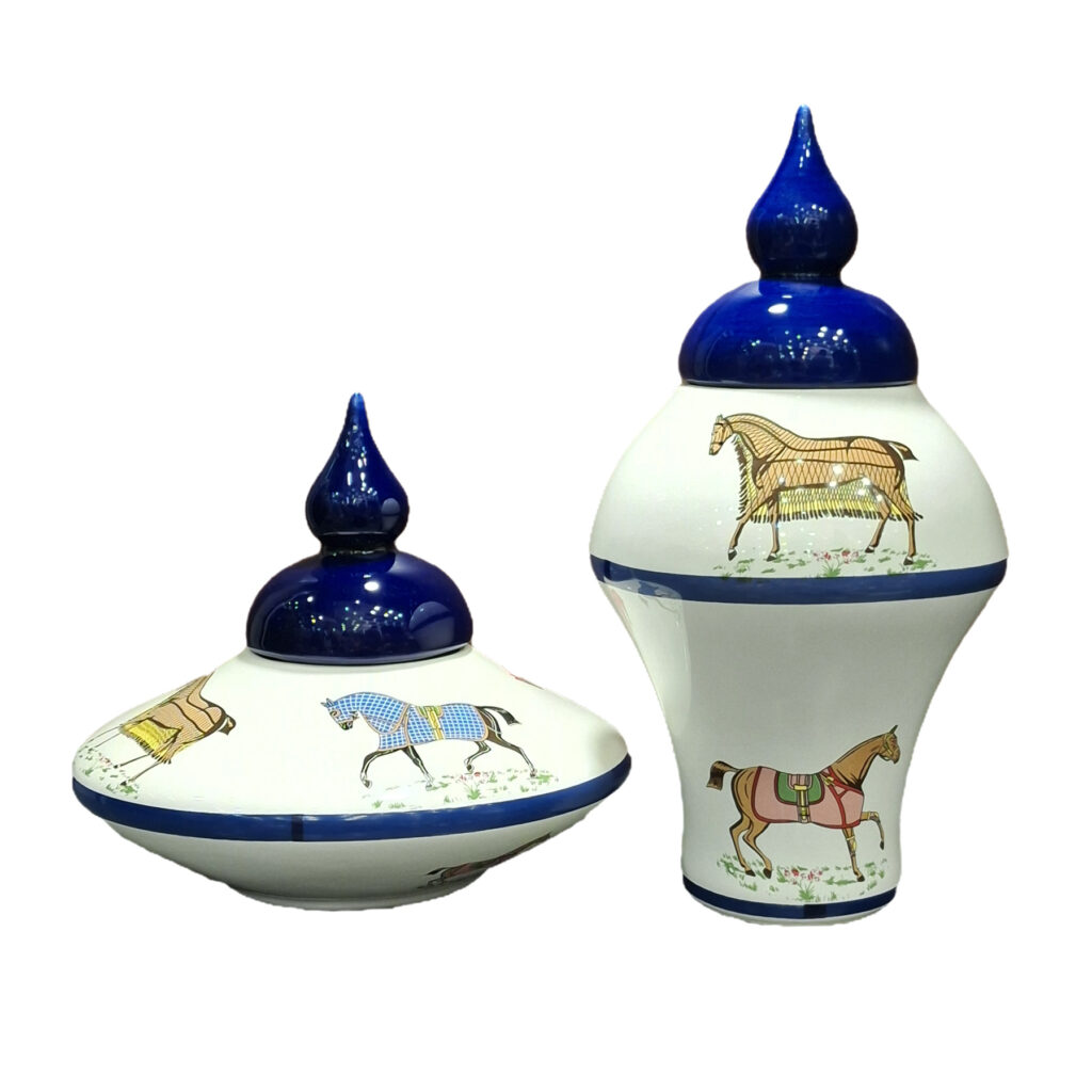 ست-۲-عددی-جار-دکوری-سرمه-ای-طرح-هرمس