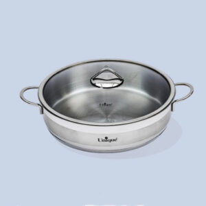 یونیک-تابه-استیل-درب-دار-دو-دسته-سایز-32-مدل-9947