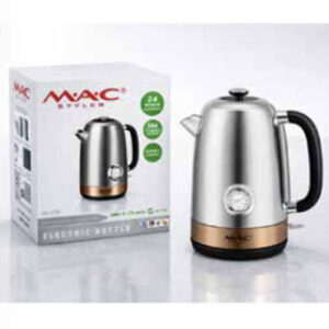 مک استایلر کتری برقی استیل گنجایش 1.7 لیتر 2200 وات MC-210