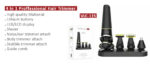 والوروس ماشین اصلاح ۴ کاره سه‌تیغ با موزن گوش و بینی و سری اصلاح بدن VL-115 - تصویر 3