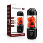 ولروس شیکر و مخلوط‌کن شارژی VL-590 توان ۱۵۰ وات ۴۰۰ میلی‌لیتری با گارانتی