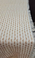 رانر رومیزی بافت سنتی مینیمال همه طرف ریش دار 1.5 متری .M - تصویر 4